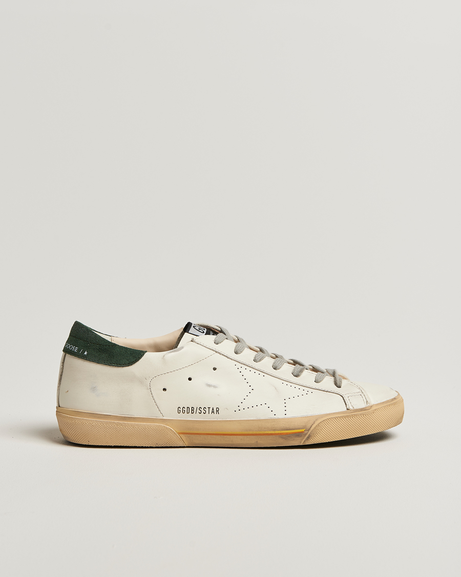 Golden Goose Super-Star Sneakers White/Green