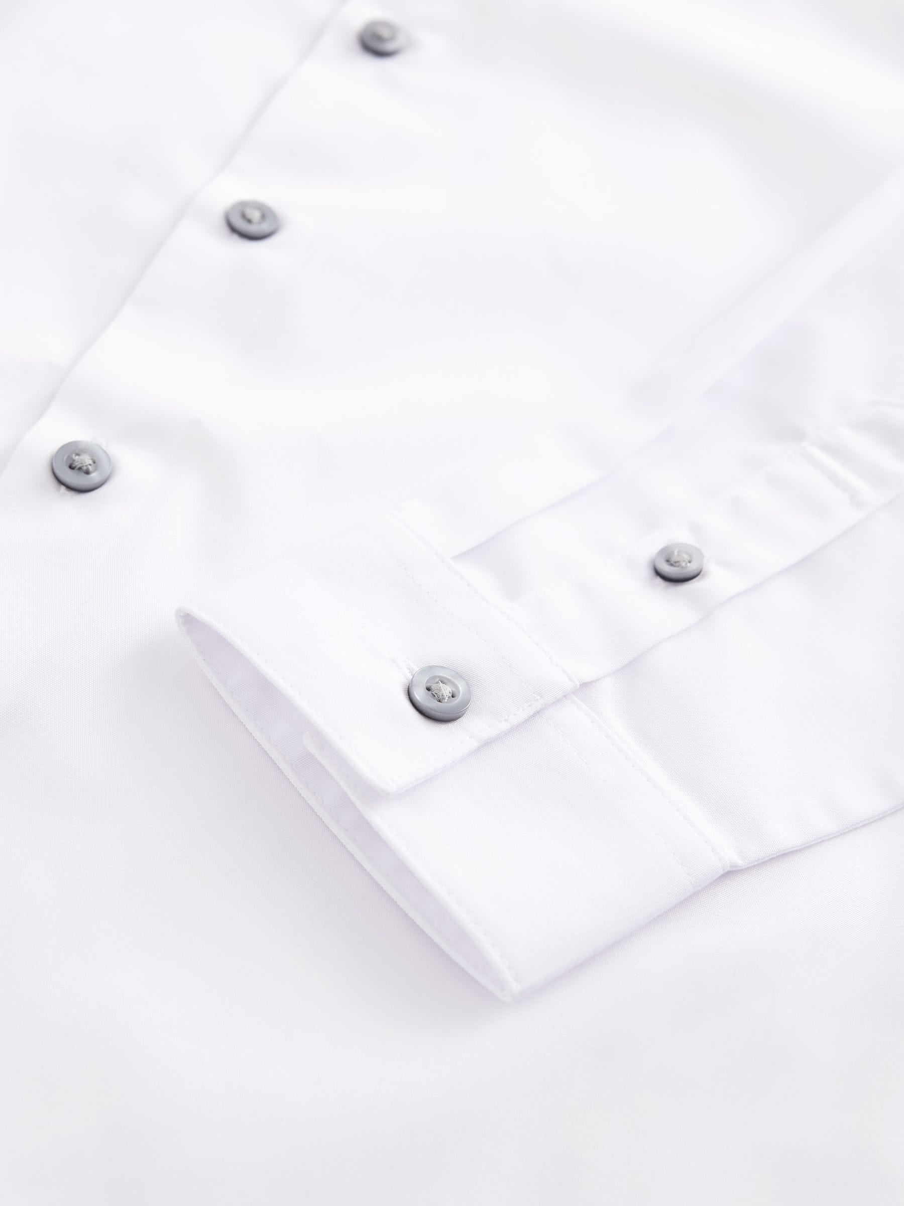 Wit - Shirt met lange mouwen (3-16jr)