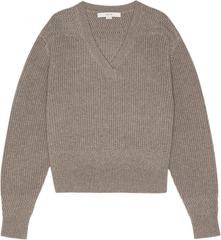 REMAIN Knitted Sweater Silver mink