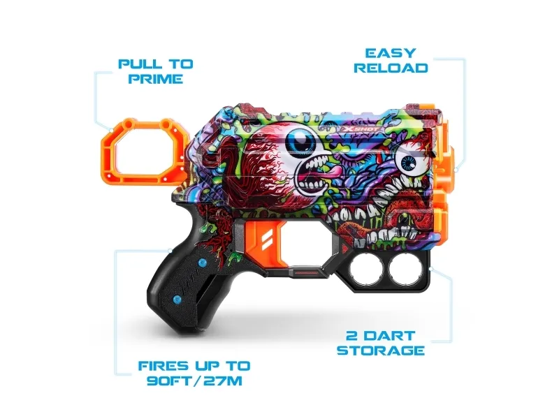 X-Shot Skins Menace Dart Blaster (8 Darts)