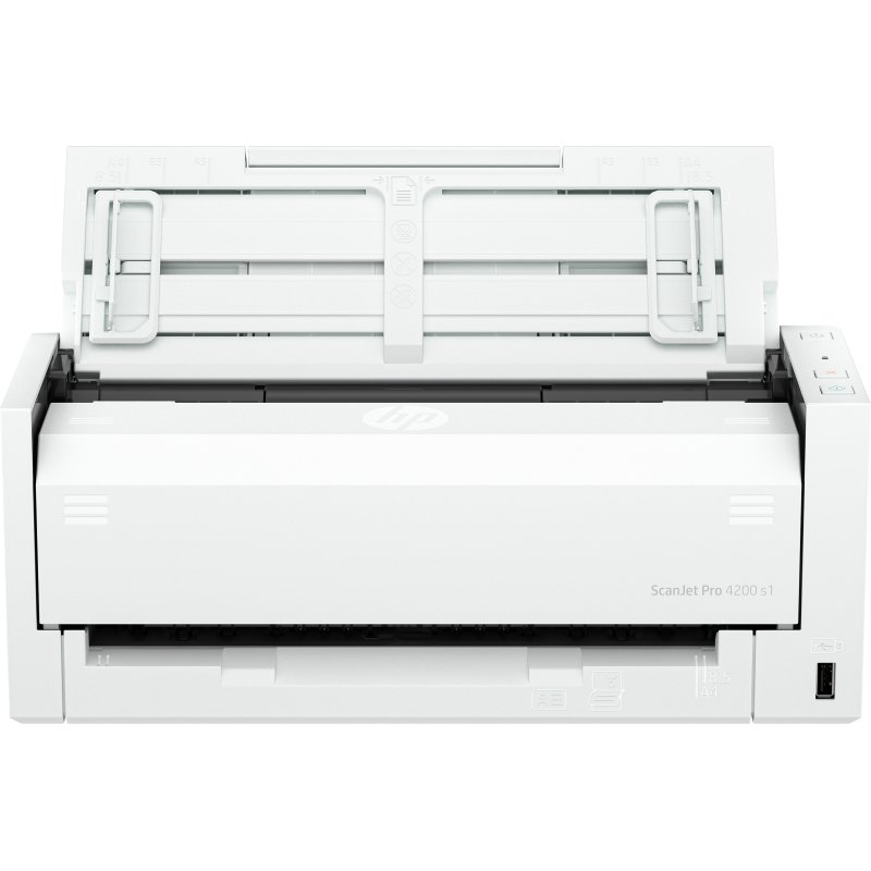 HP ScanJet Pro 4200 s1 Scanner à défilement A4 et passeport / carte d’identité, jusqu’à 40ppm/80ipm, 600x 600 DPI