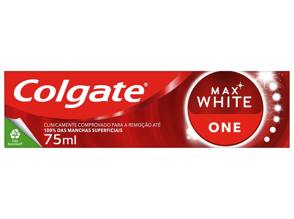 PASTA COLGATE DENTÍFRICA MAX WHITE ONE 75ML