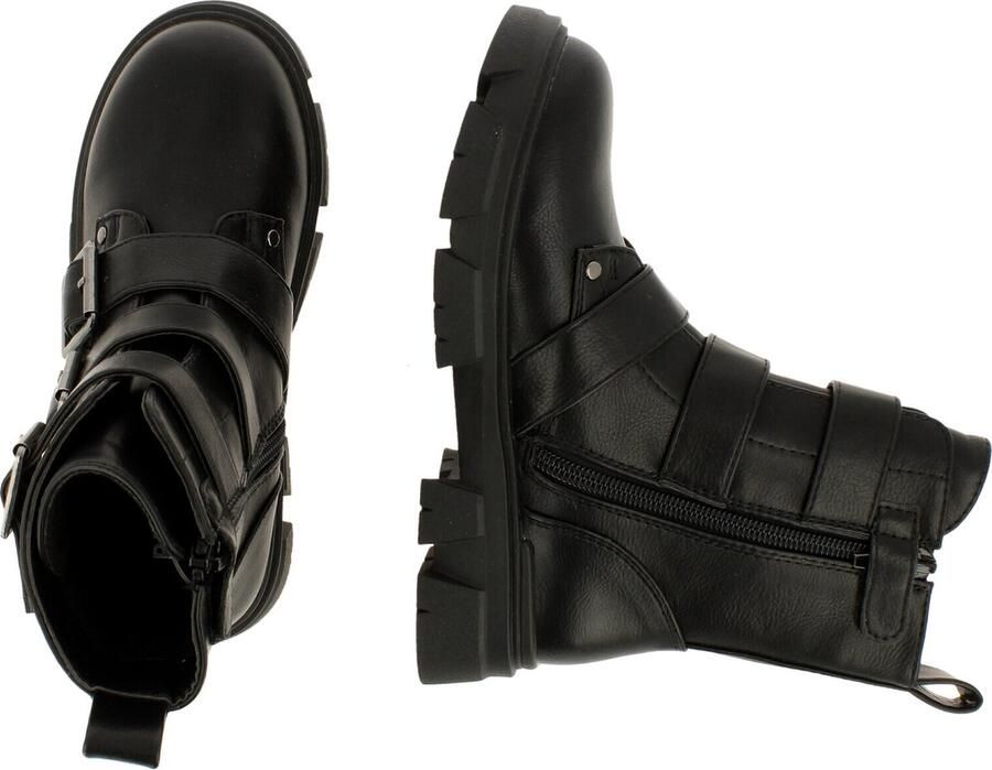 Bullboxer Aaf504 Veterboots Laarzen Met Veters Zwart