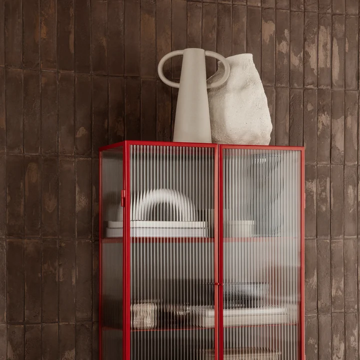 Ferm Living - Vulca Vase, large, off-white stone