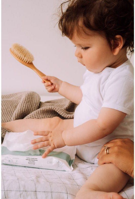 Naïf - Plastic Free Baby Wipes - 3x54st - Eucalyptusvezels