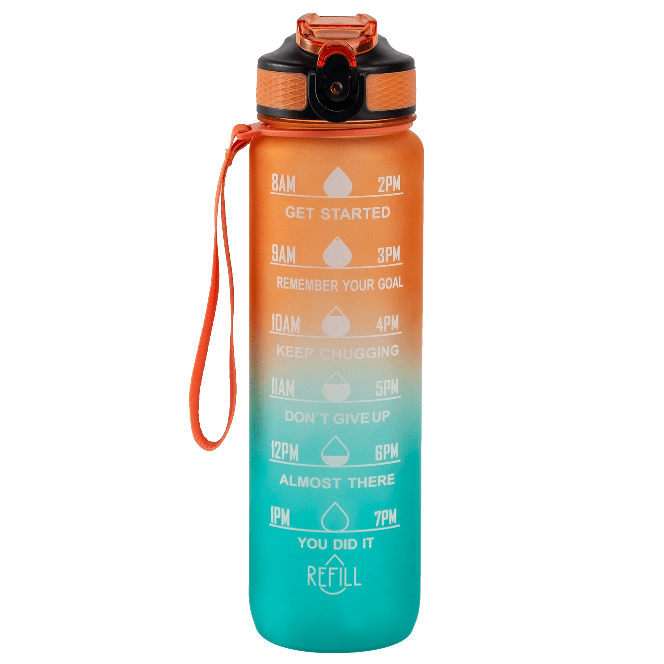 Motivation Bottle Motivasjonsflaske 1000ml - Tilbehør sportsutstyr