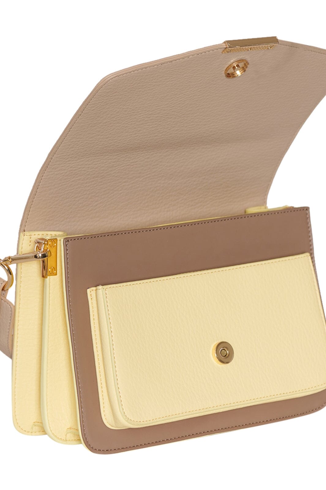 Noella Blanca Multi Compartment Bag 1002 pastel yellow taupe