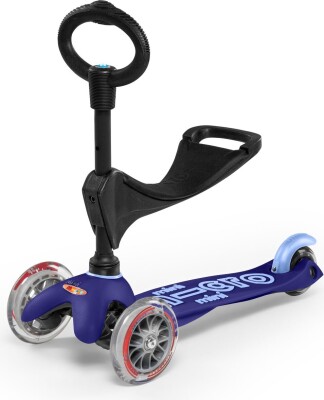 Micro - Mini 3 In 1 Deluxe Løbehjul - Blå