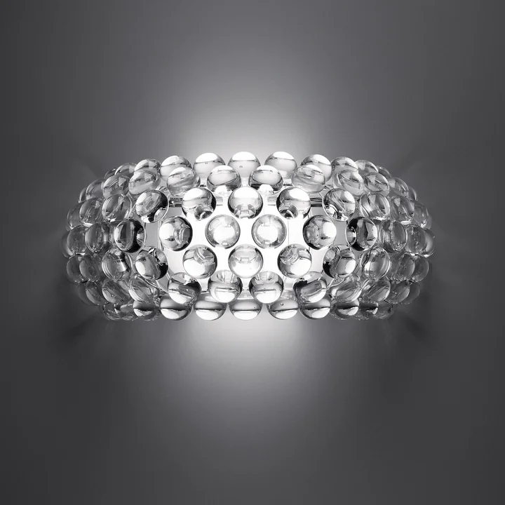 Foscarini - Caboche Plus media Wandleuchte, transparent