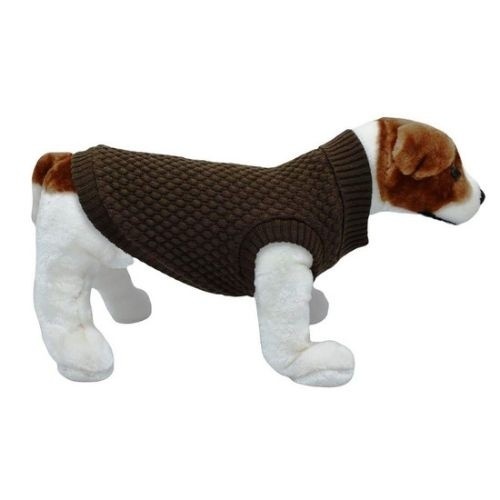 Camisa marrom leal para cães