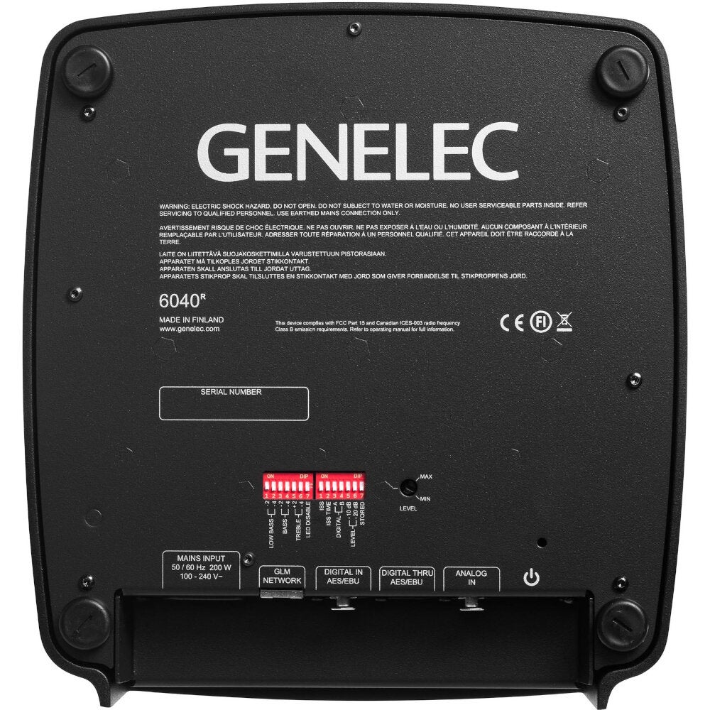 Genelec 6040BRMw actieve hifi speaker (zwart/wit)