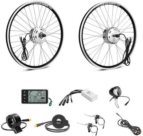 SEASON - E-bike Ombouwset - 36 V - 250 W - Voorwiel Naafmotor - LCD-display - 24 inch