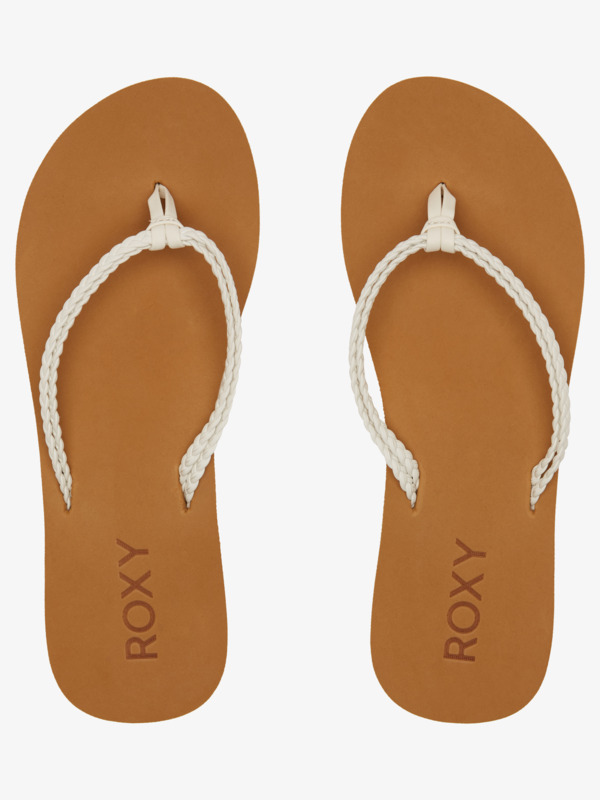 Costas Tongs de plage Blanc Femme