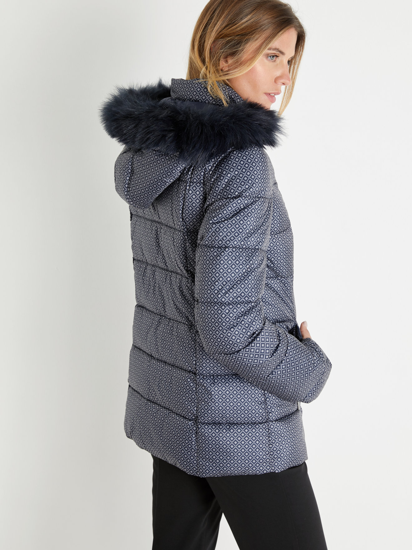 Parka à capuche déperlante