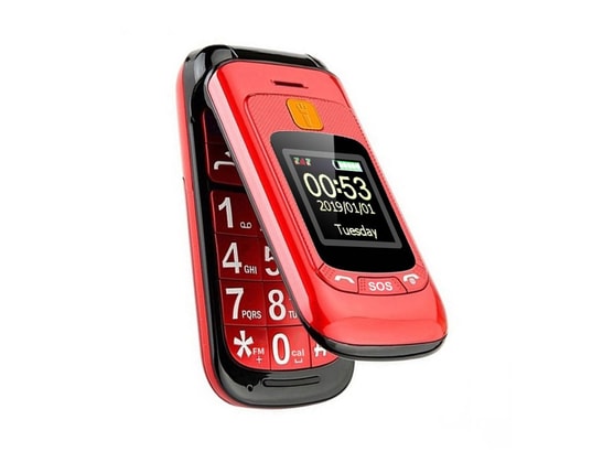 YONIS - Mafam f899: téléphone portable à clapet 2.4 pouces, grandes...