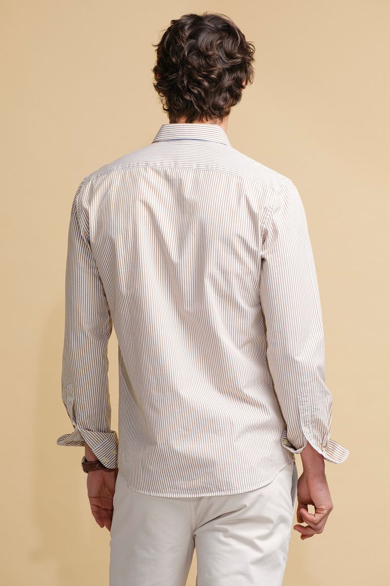 CAMISA ÀS RISCAS SLIM FIT