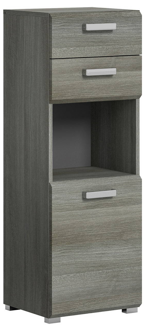 MID.YOU Standschrank SILVER