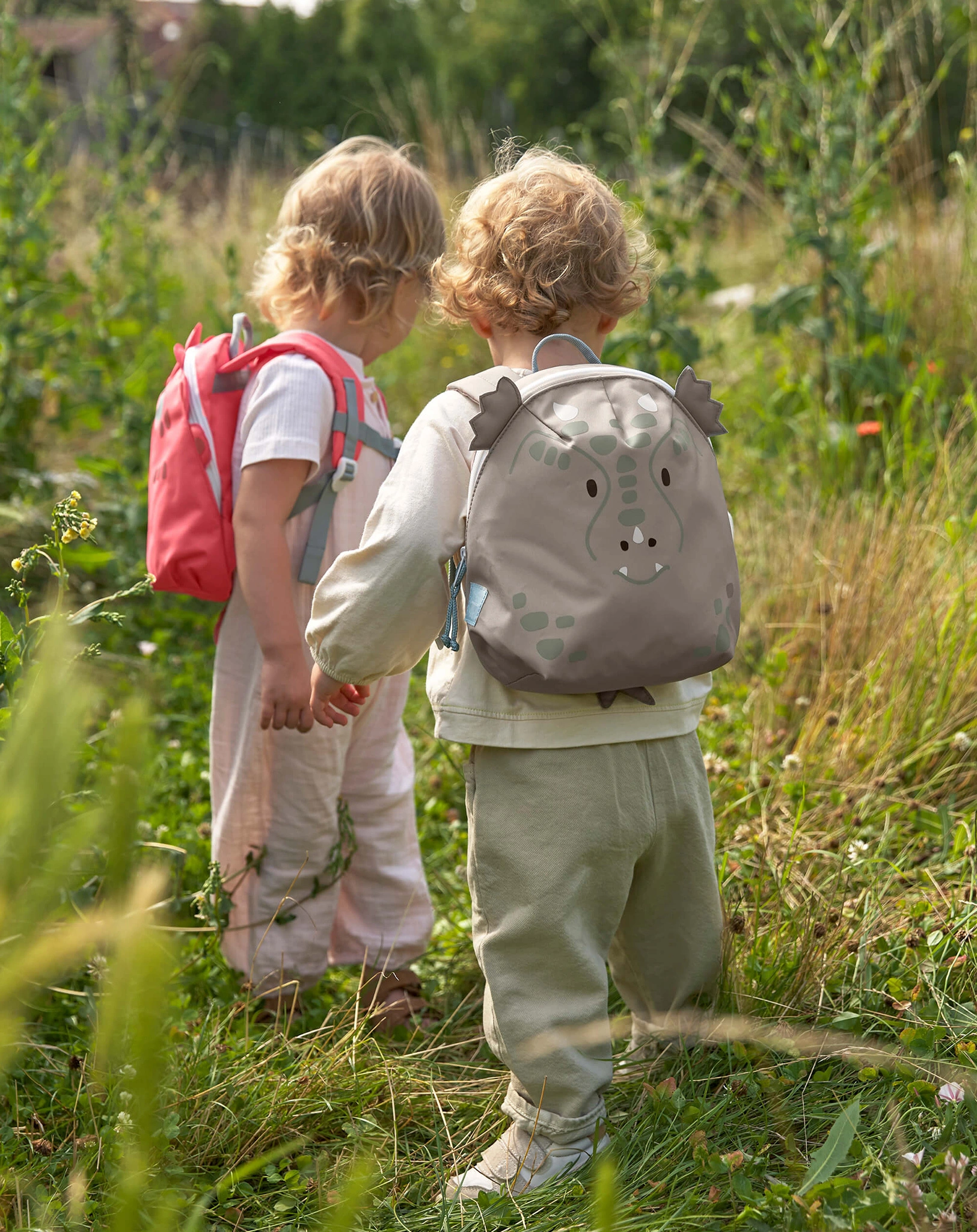 Rucksack ABOUT FRIENDS - DRAGON (20x9,5x24) in grau