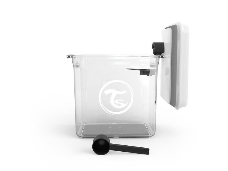 Twistshake Milchpulverbehälter weiss, 1700 ml Milchpulver Vorratsbox weiss, 1700 ml