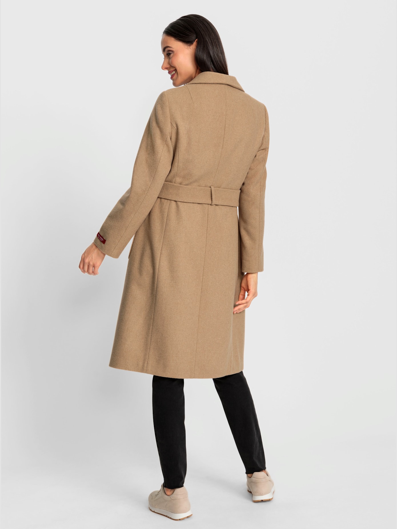 Manteau tissu structuré de qualité