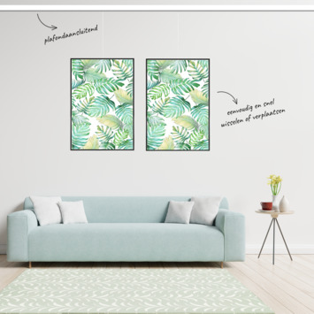 Artiteq Click Rail schilderij ophangsysteem compleet 2 meter wit crème RAL 9010