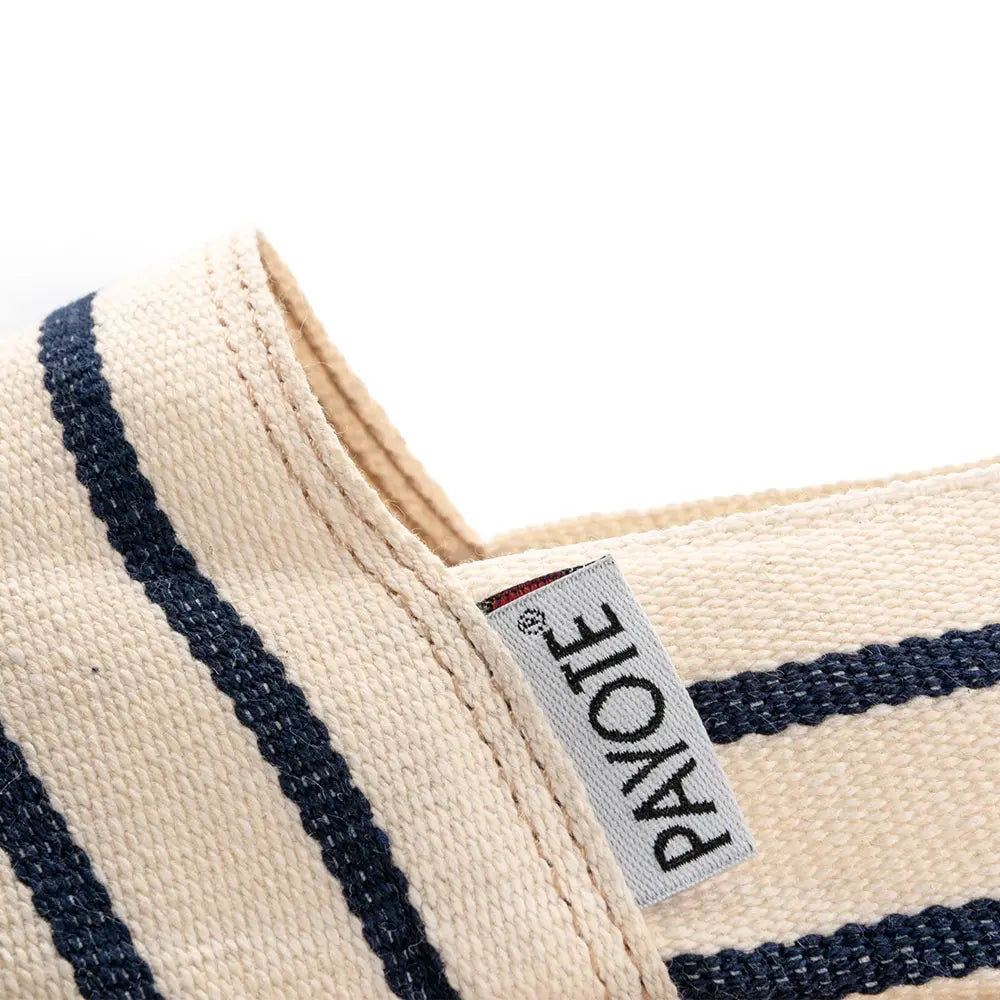 Espadrille Marinière Rayée Bleu