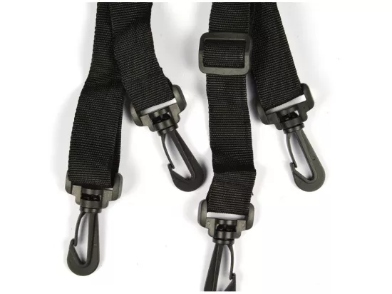 Housse de protection animaux pour siège de voiture en polyester - Noir - L 56 x H 118 cm
