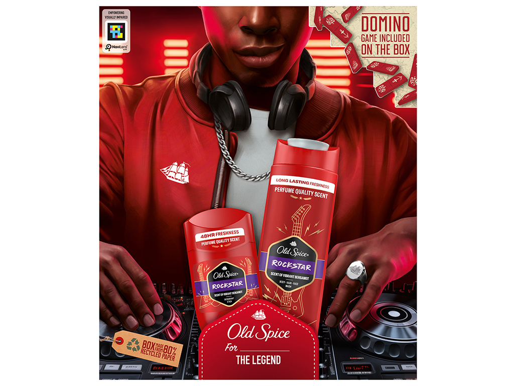 CONJUNTO OLD SPICE ROCKSTAR STICK GEL