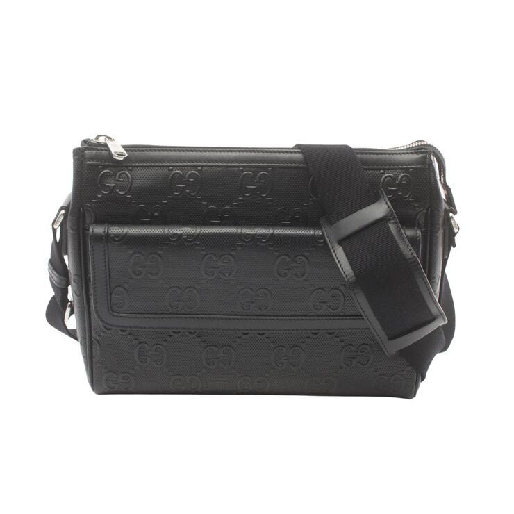 Gucci Vintage Gucci Messenger Bag Black