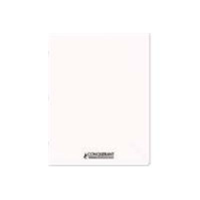 Conquérant - Cahier couverture personnalisable - 24 x 32 cm - 96 pages - grands carreaux (Seyes) - transparent