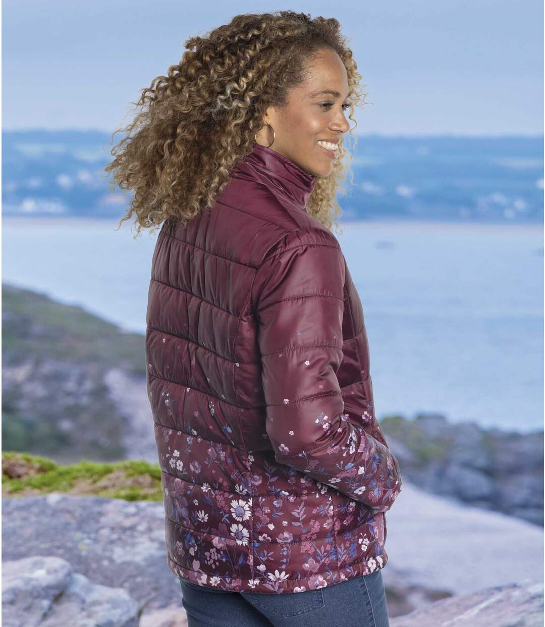 Doudoune Imprimée Fantaisie