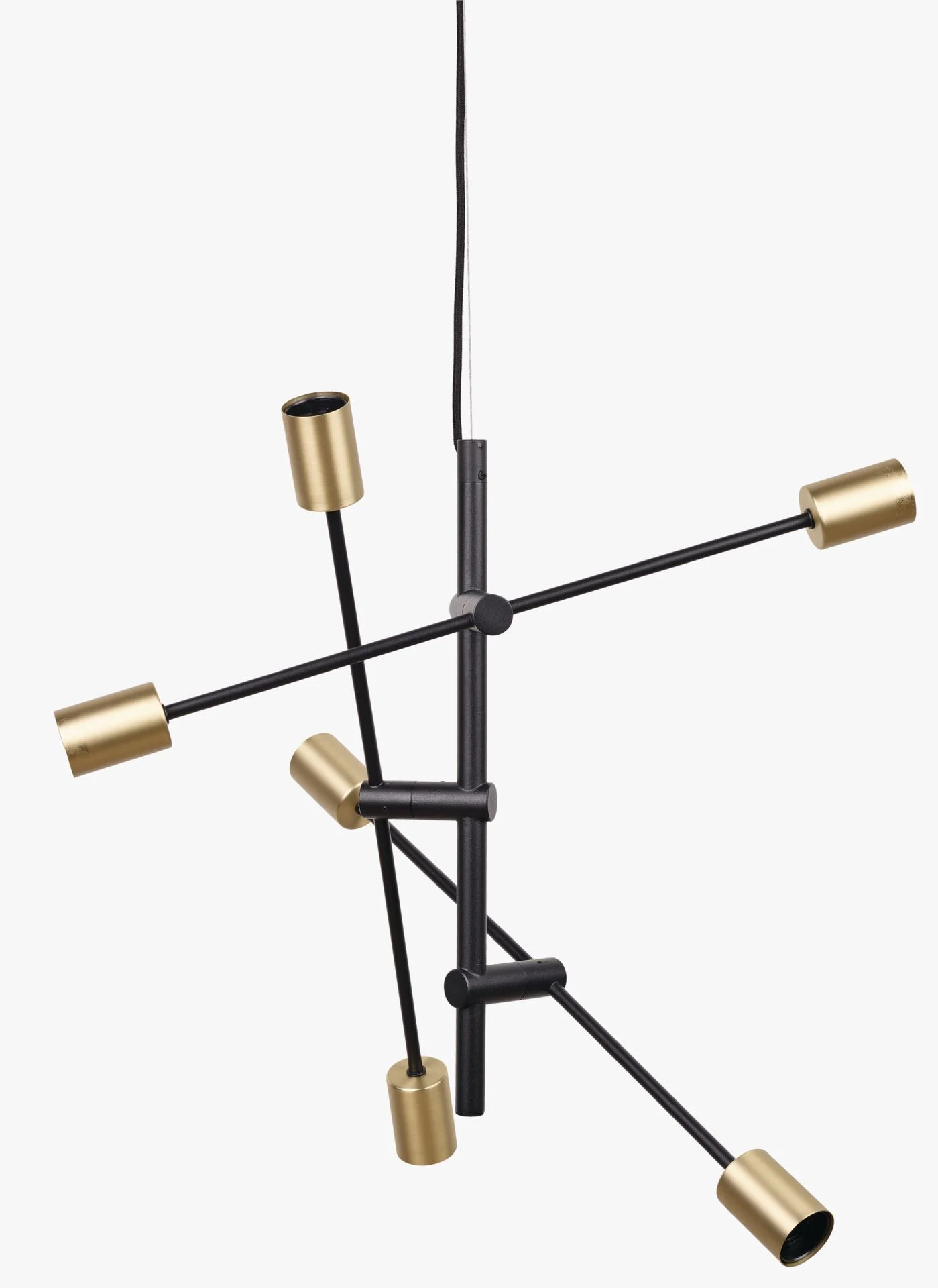 Taklampe svart - 79x55x55 cm