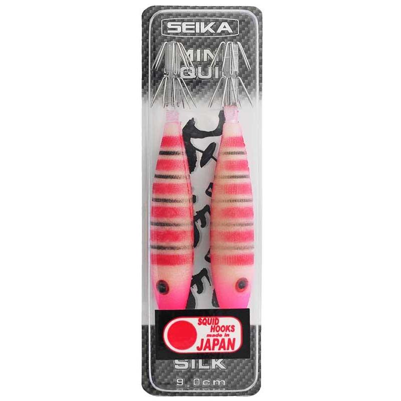 Turlutte Seika Predator Fishing Mini Squid Soft Silk - 9Cm