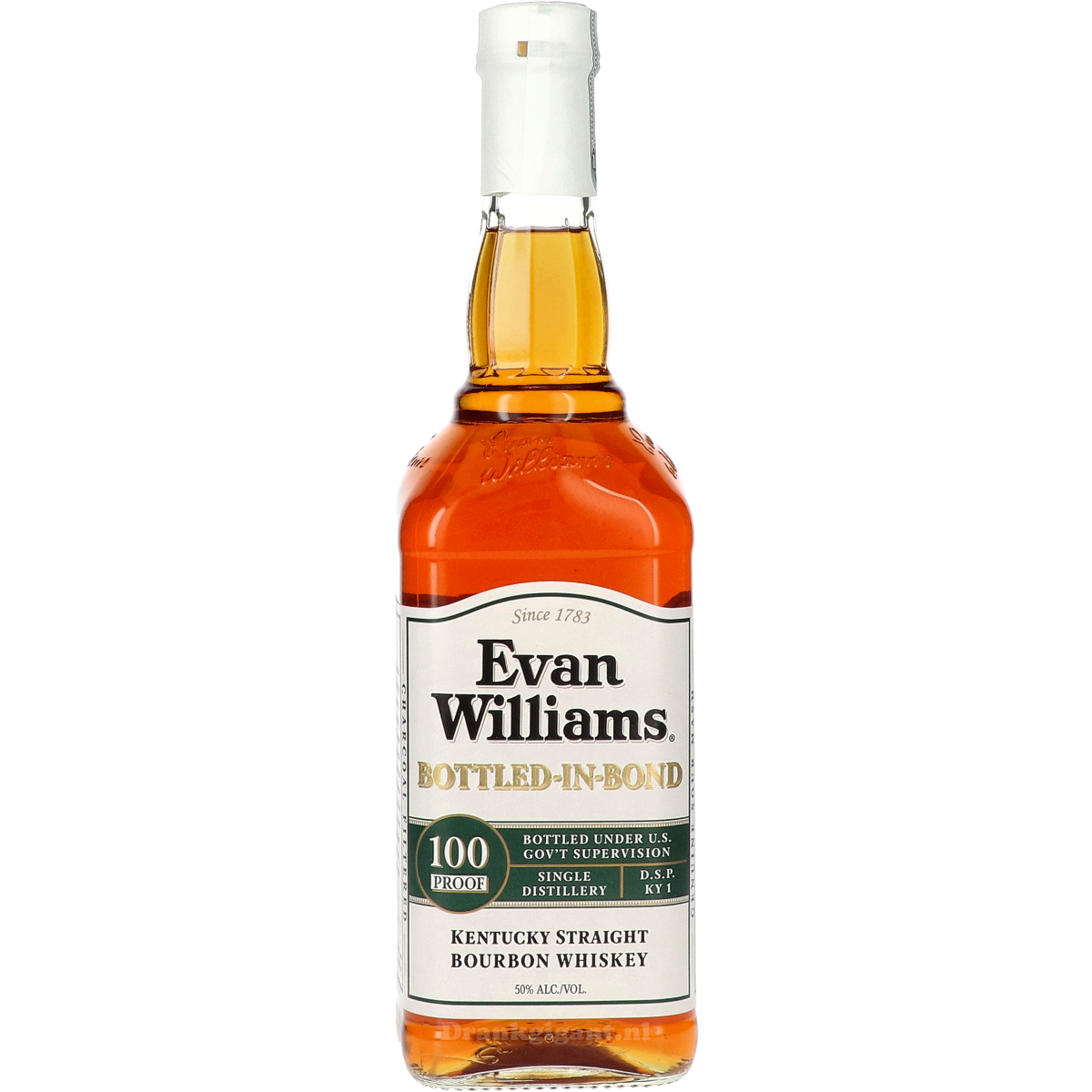 Evan Williams Kentucky Bourbon White Label 70 cl