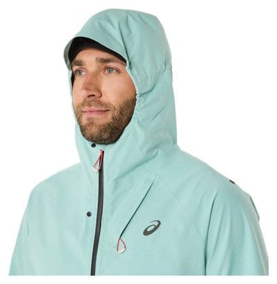 Veste imperméable Asics Metarun Waterproof Vert Homme