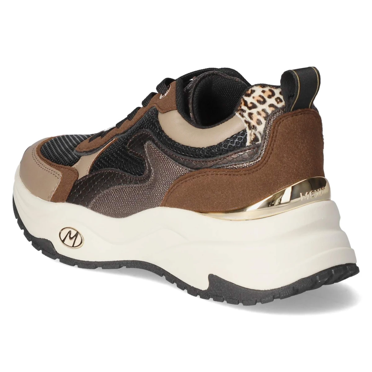 MexxLow Sneaker PALM ORA - taupe/black