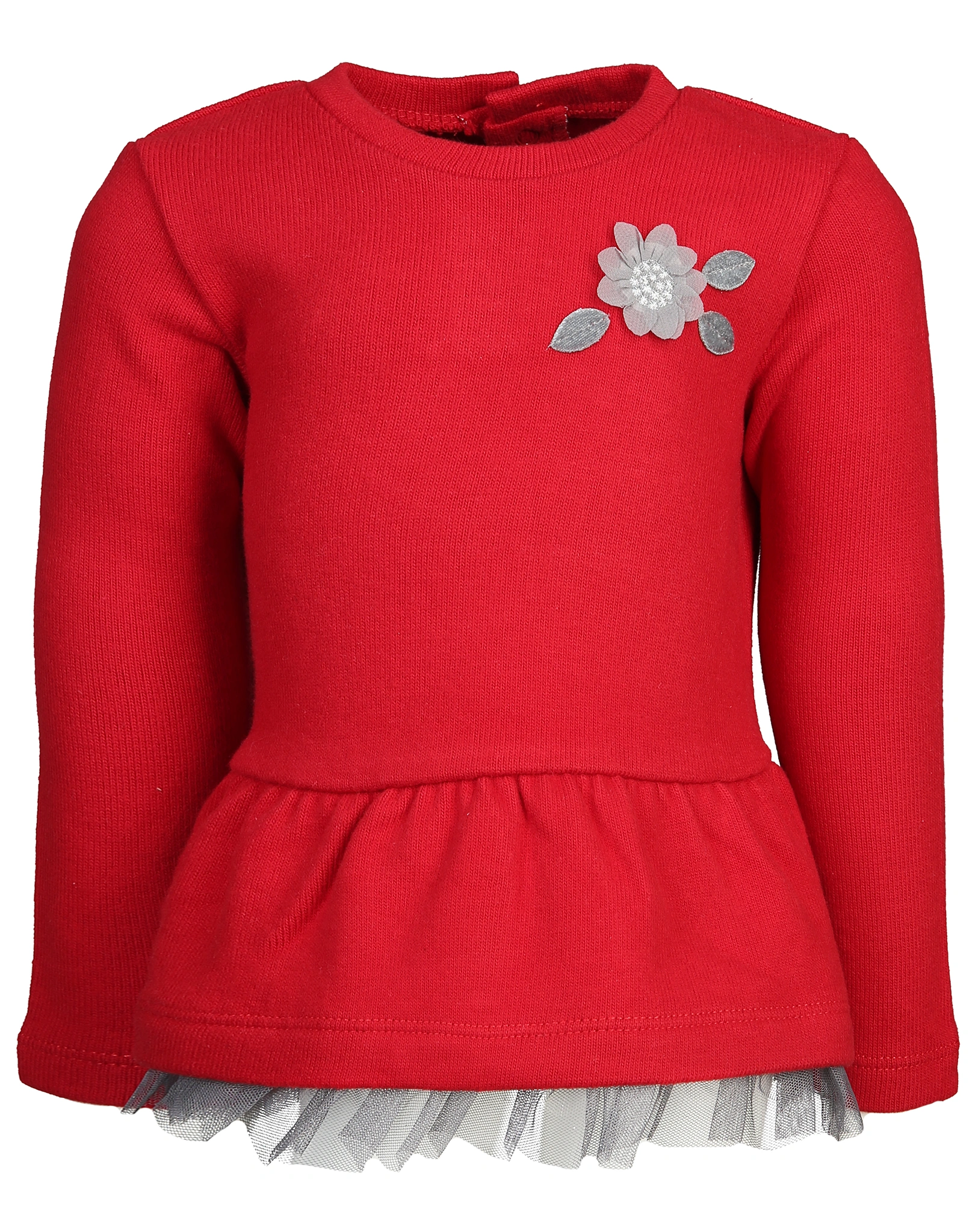 Langarmkleid FLORA 2-teilig in rot