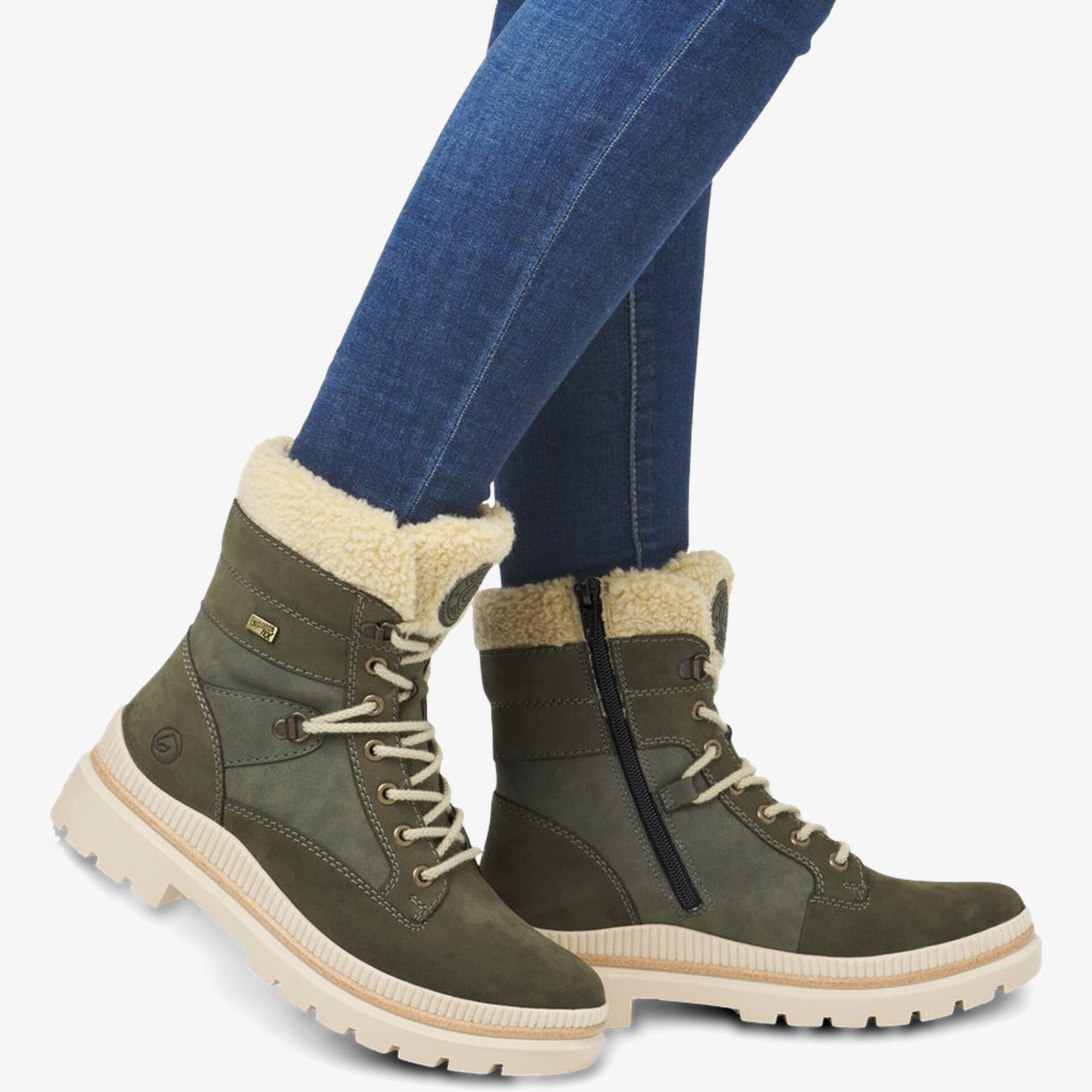 remonte Damen Boots grün