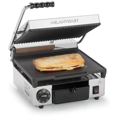 Kontaktgrill elektrisch, glatt/ geriffelt Stecker CH