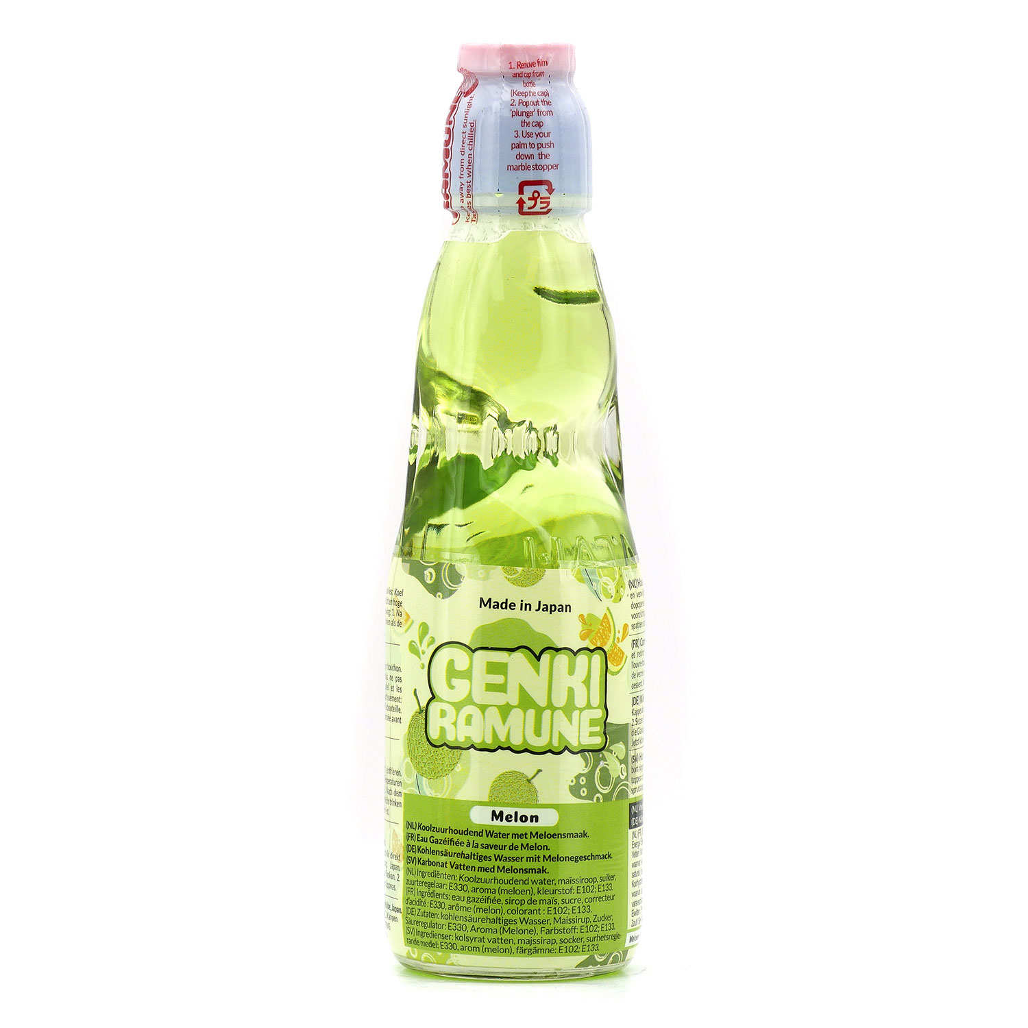 Limonade japonaise Ramune melon