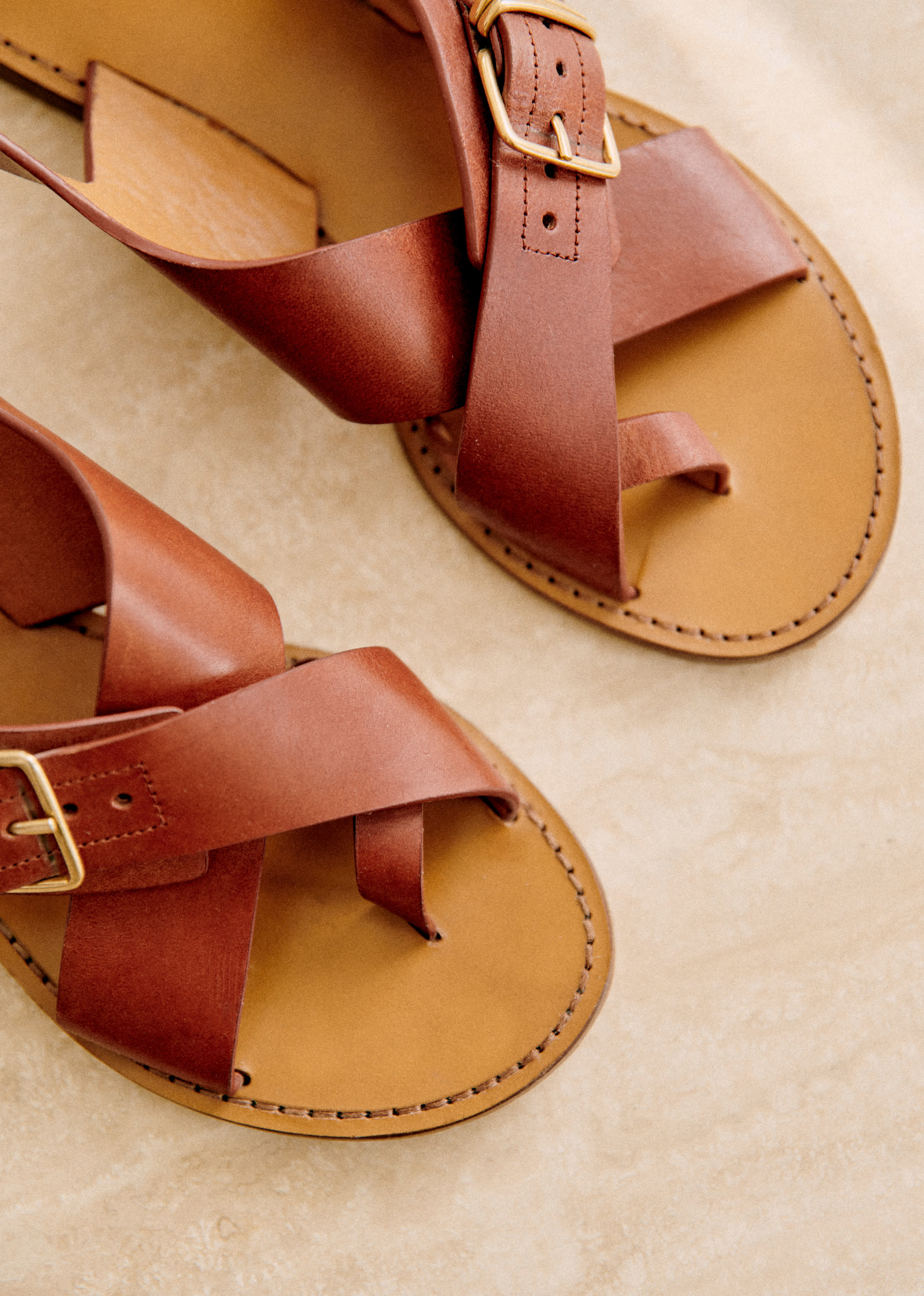 Sandales Low Judith - Cuir naturel héritage - SOULIERS/SOULIERS Sandales 5906208