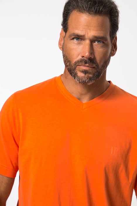 T-Shirts, Basic, 2er-Pack, V-Ausschnitt, Halbarm, bis 8 XL