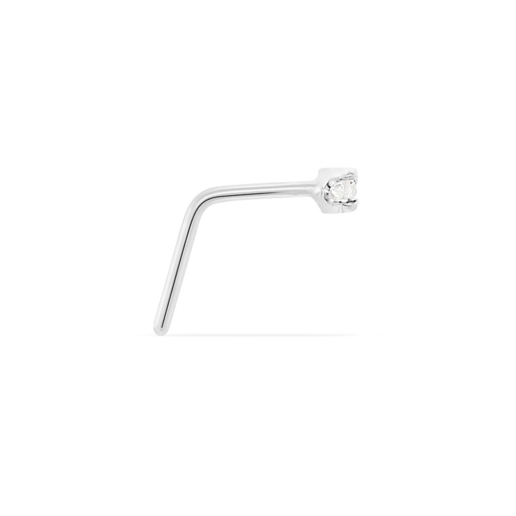 Piercing De Nez Demetrie Or Blanc Diamant