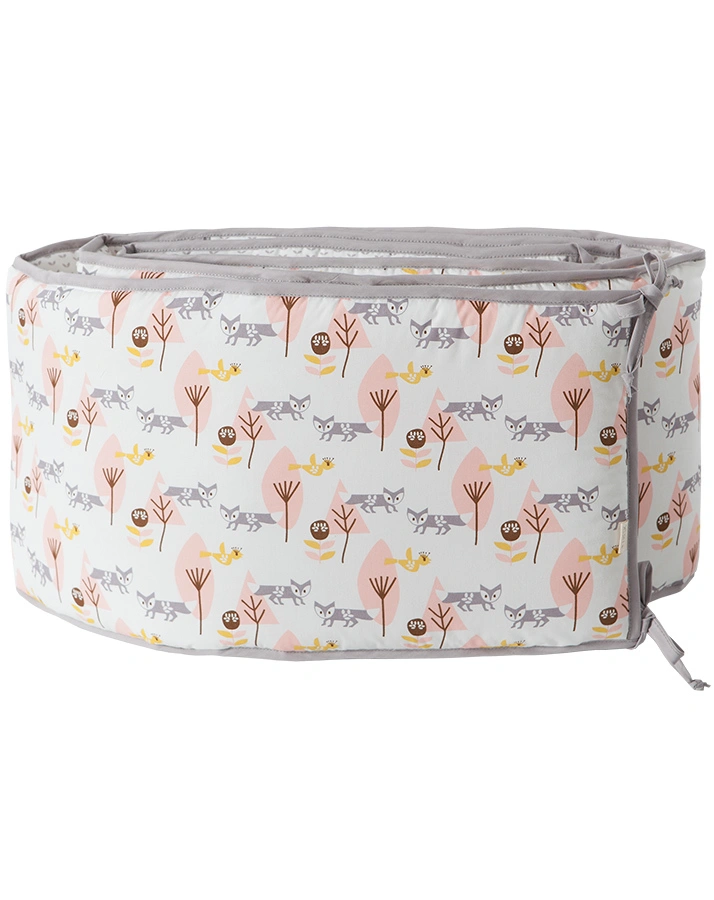 Wende-Nestchen FOX für 75x95cm Laufgitter in rosa