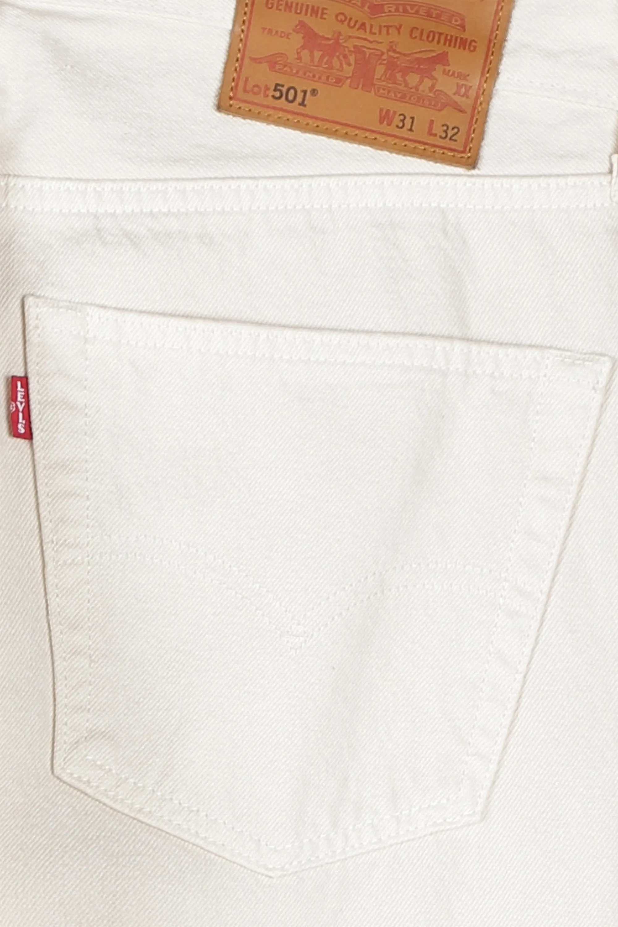 LEVI'S Jean droit  501 Beige