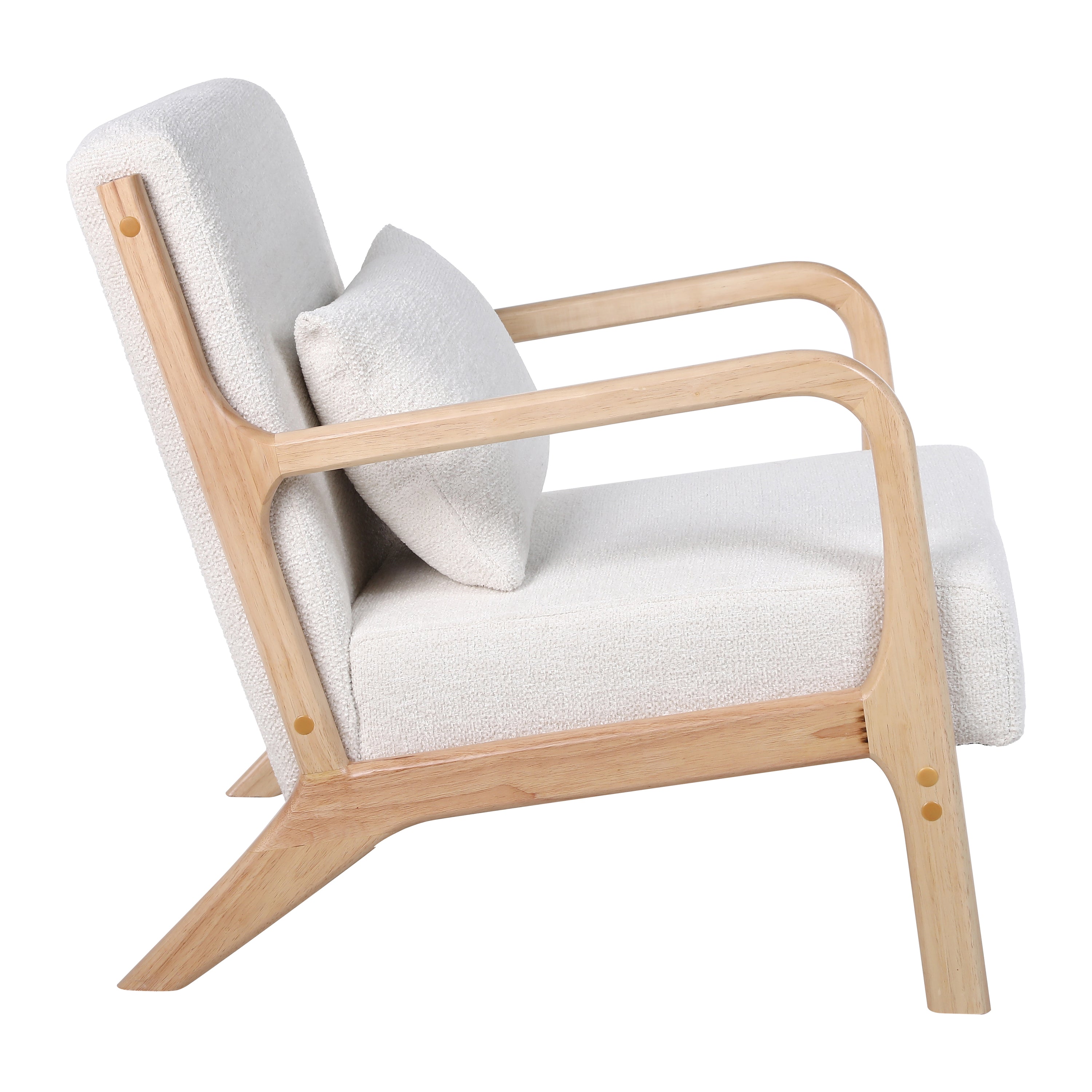 by fonQ Wise Fauteuil - Eiken - Ivoor