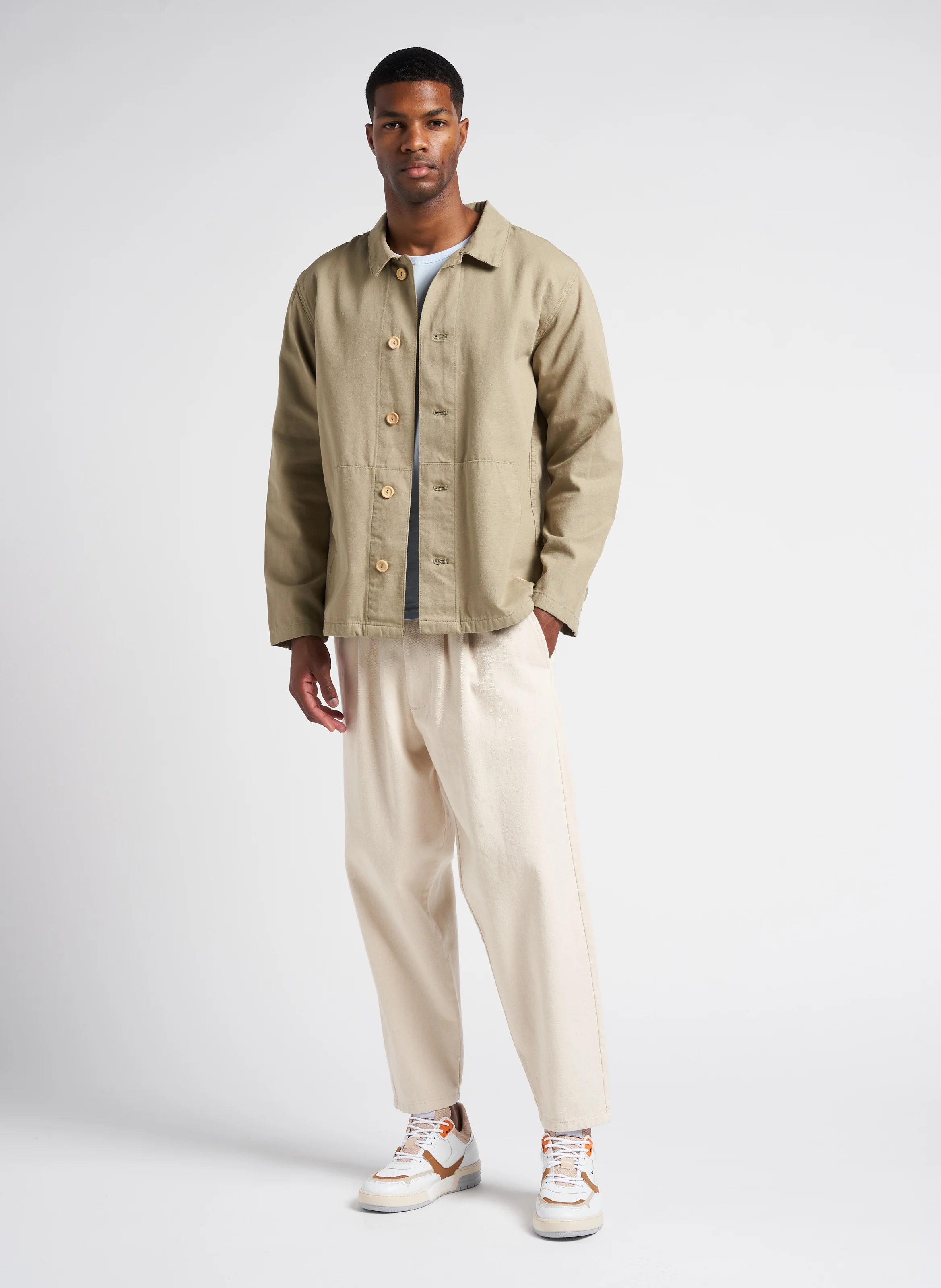 NL12 - Baskets basses en cuir | Blanc