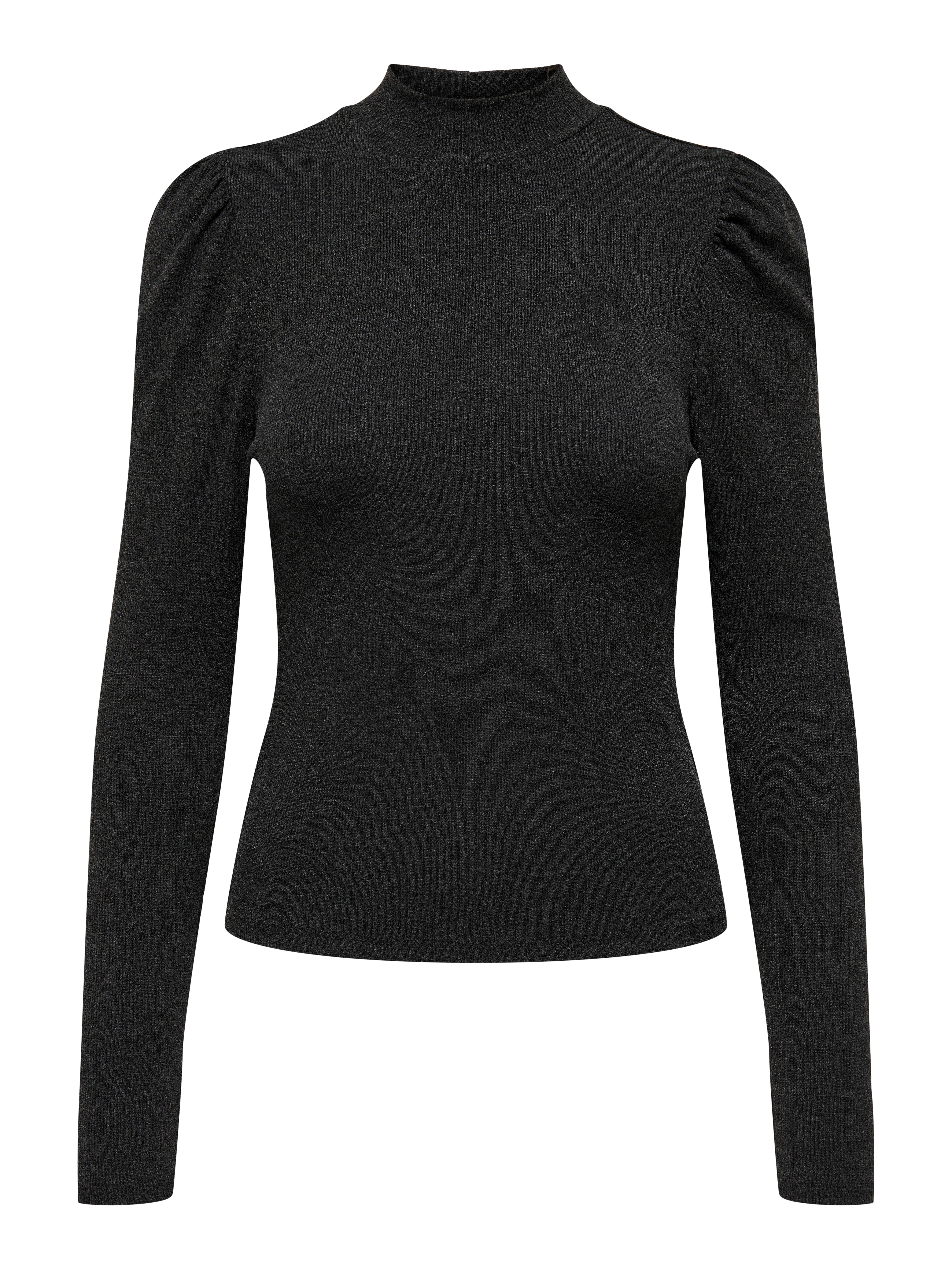 ONLFAITH Top Dark Grey Melange