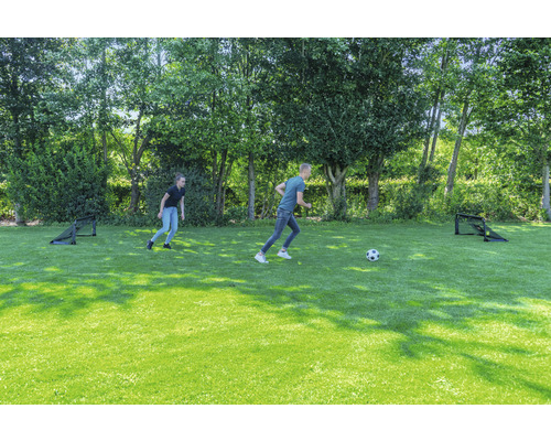 EXIT Panna voetbaldoelset met 2 doelen 150x60x60 cm zwart