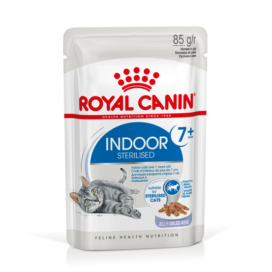 Gelée chat d'intérieur de 7 à 12 ans Indoor 7+ 12x85g